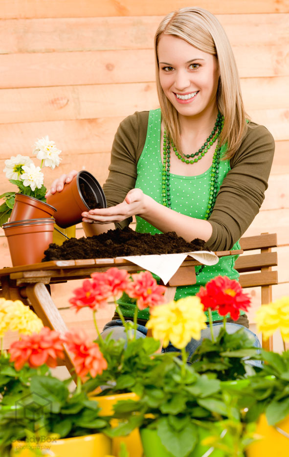 Gardening with Leona