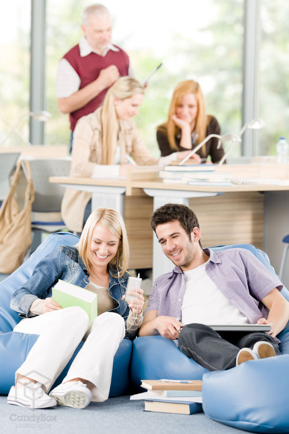 Students at high-school