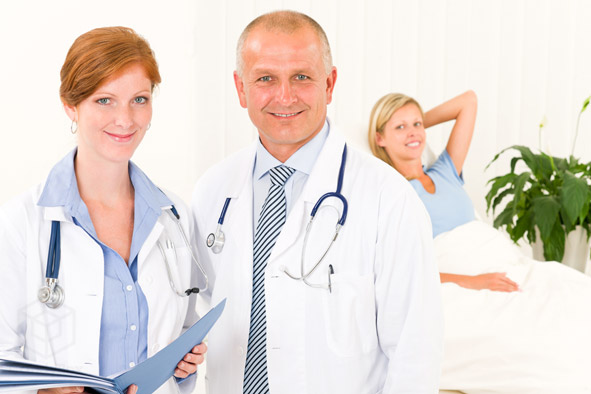 Medical Team: Lenka, Lucie and Karel
